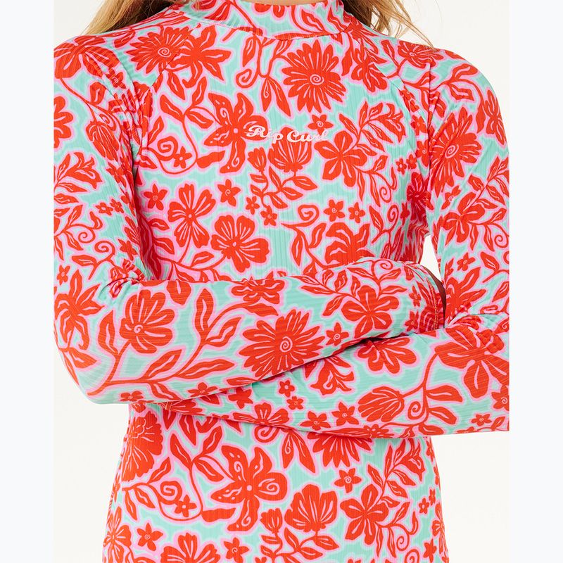 Vaikiškas vientisas maudymosi kostiumėlis Rip Curl Sunshine Upf Surfsuit mint haze 3