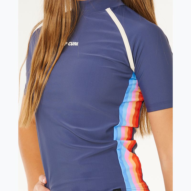 Vaikiški plaukimo marškinėliai Rip Curl Surf Revival Rash Vest navy 6