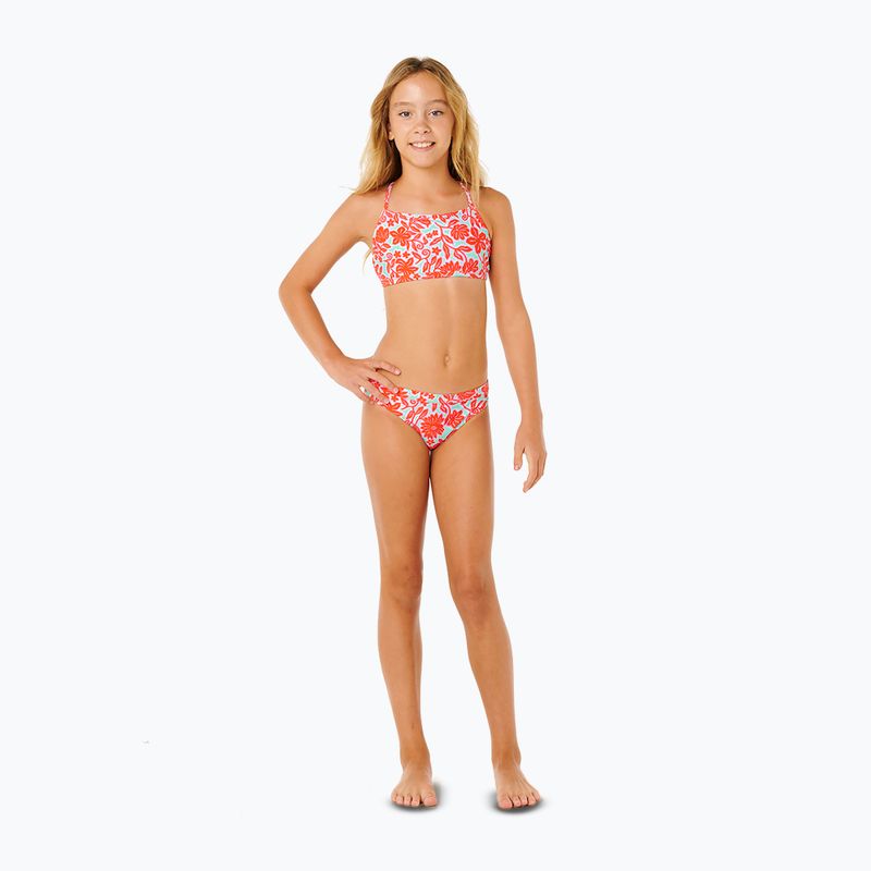 Vaikiškas dviejų dalių maudymosi kostiumėlis Rip Curl Sunshine Squad 3P Set bright red 2