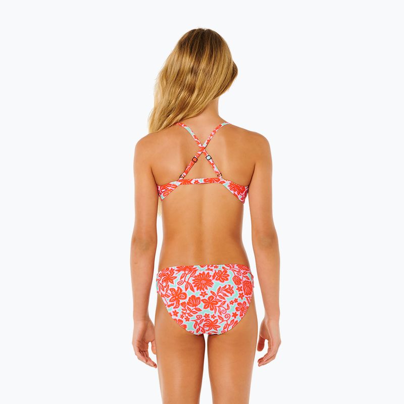 Vaikiškas dviejų dalių maudymosi kostiumėlis Rip Curl Sunshine Squad 3P Set bright red 3