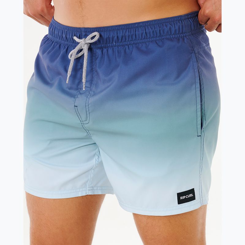 Vyriški maudymosi šortai Rip Curl Offset Fade Volley light navy 5