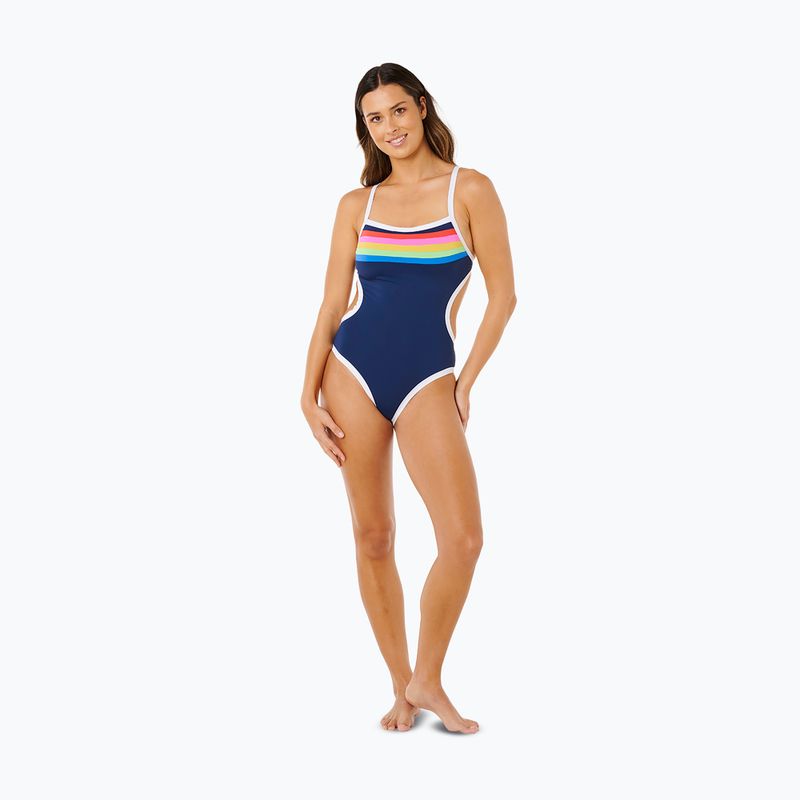 Maudymosi kostiumo apatinė dalis Rip Curl Surf Stripe Cheeky dark navy 2