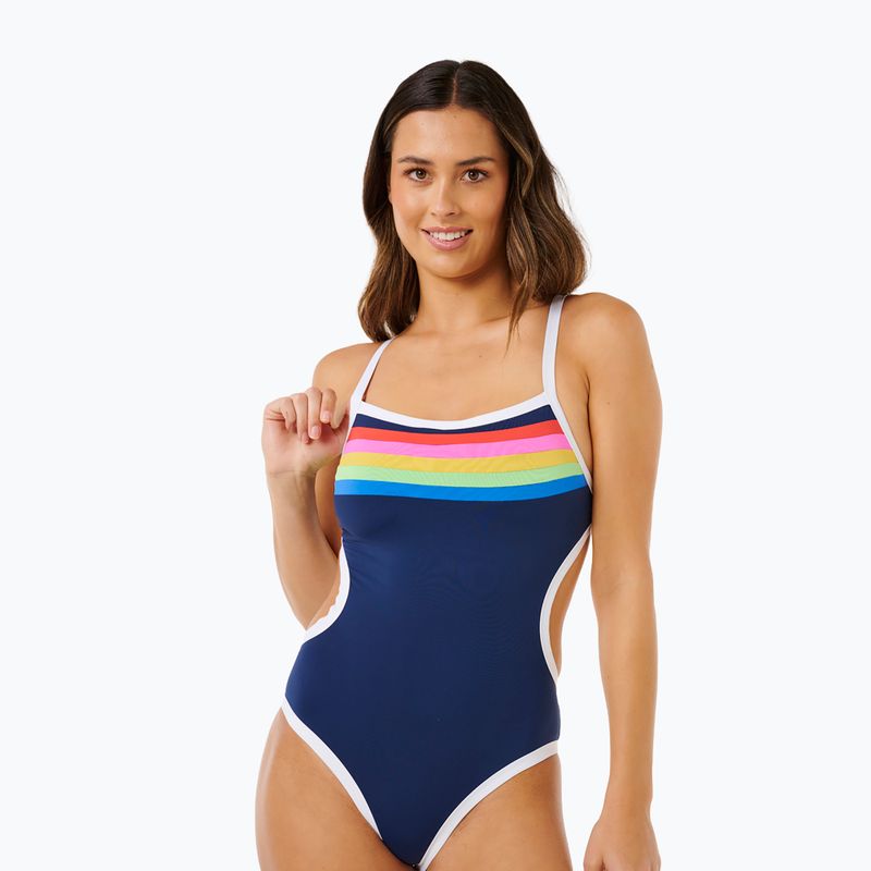 Maudymosi kostiumo apatinė dalis Rip Curl Surf Stripe Cheeky dark navy 3
