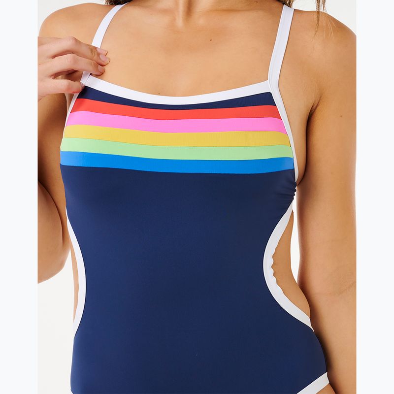 Maudymosi kostiumo apatinė dalis Rip Curl Surf Stripe Cheeky dark navy 6