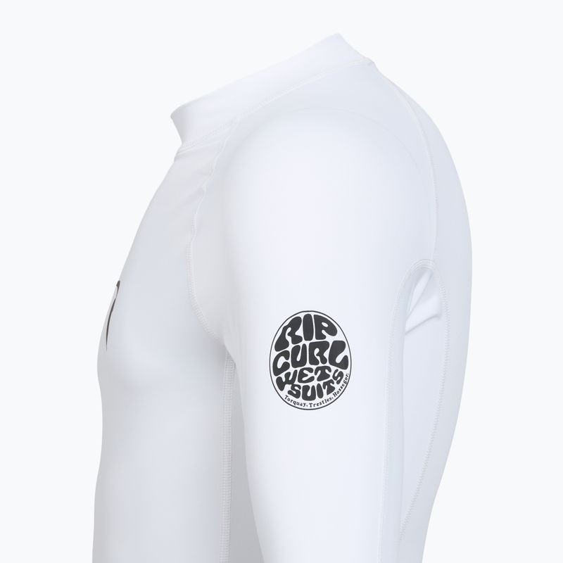 Vyriški plaukimo marškinėliai ilgomis rankovėmis Rip Curl Waves Upf Perf white 5