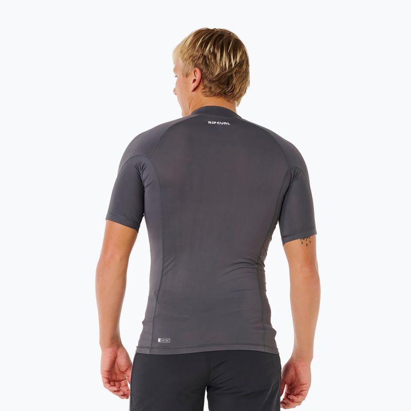 Vyriški plaukimo marškinėliai Rip Curl Waves Upf Perf charcoal grey 3