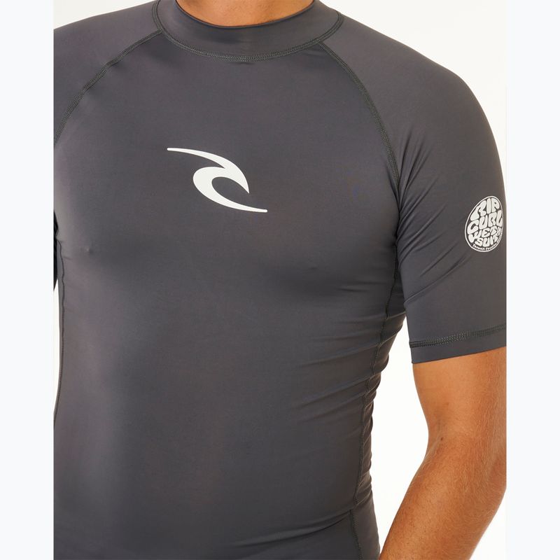 Vyriški plaukimo marškinėliai Rip Curl Waves Upf Perf charcoal grey 6