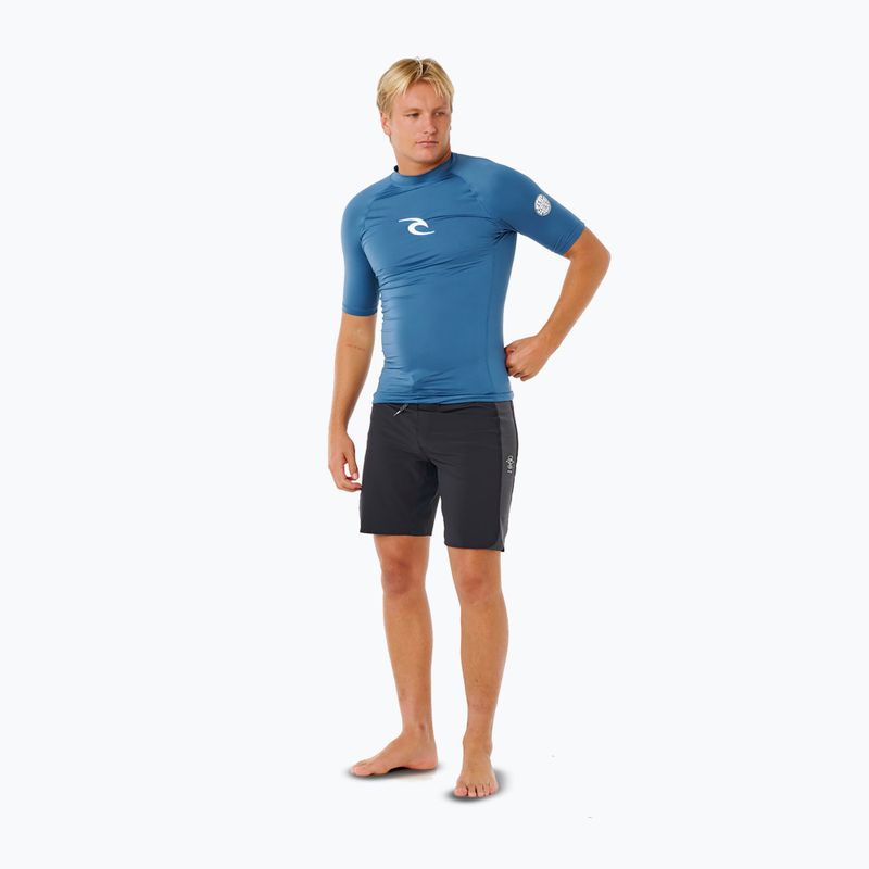 Vyriški plaukimo marškinėliai Rip Curl Waves Upf Perf bluefin 2