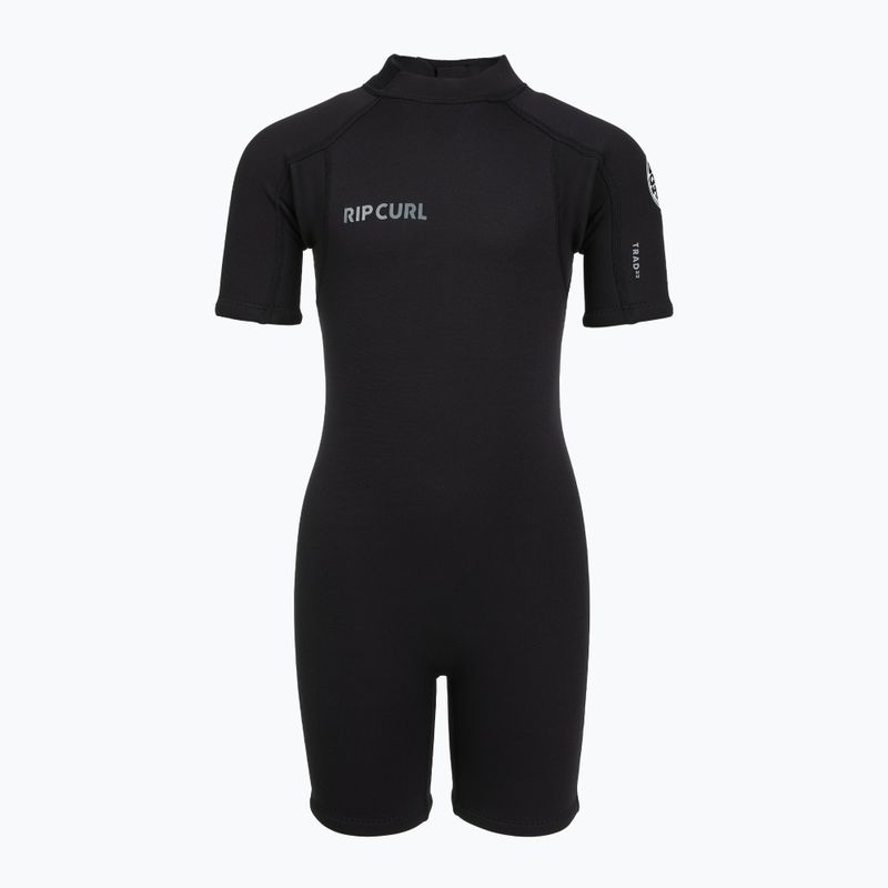 Vaikiškas plaukimo kostiumas Rip Curl Groms Trad 2/2 mm Back Zip Springsuit black 2