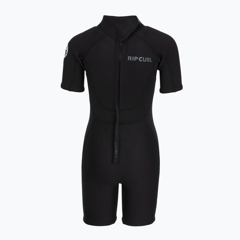 Vaikiškas plaukimo kostiumas Rip Curl Groms Trad 2/2 mm Back Zip Springsuit black 3