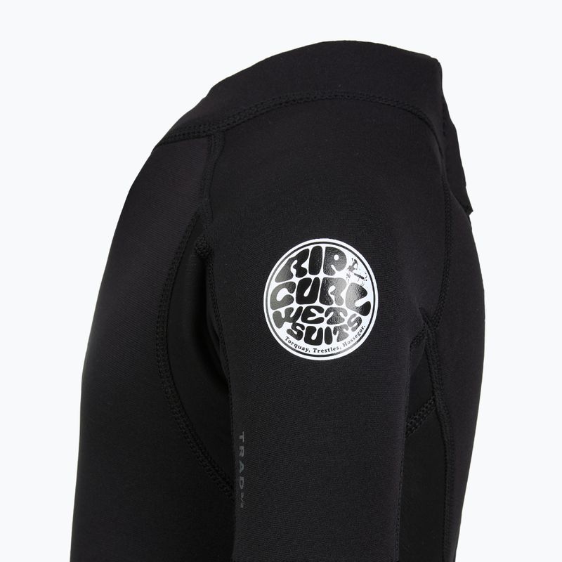 Vaikiškas plaukimo kostiumas Rip Curl Groms Trad 2/2 mm Back Zip Springsuit black 4