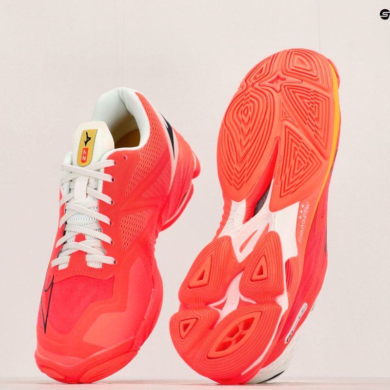 Vyriški tinklinio bateliai Mizuno Wave Lightning Z7 neon flame / black / bolt2 neon 10