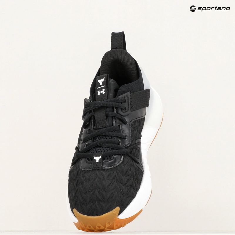 Moteriški žygio batai Under Armour Project Rock 6 black/white/black 9