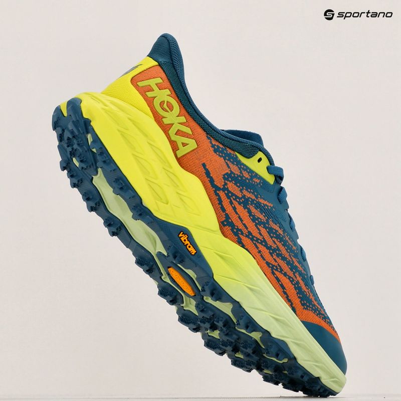 Vyriški bėgimo bateliai HOKA Speedgoat 5 Wide blue coral/evening primorose 11