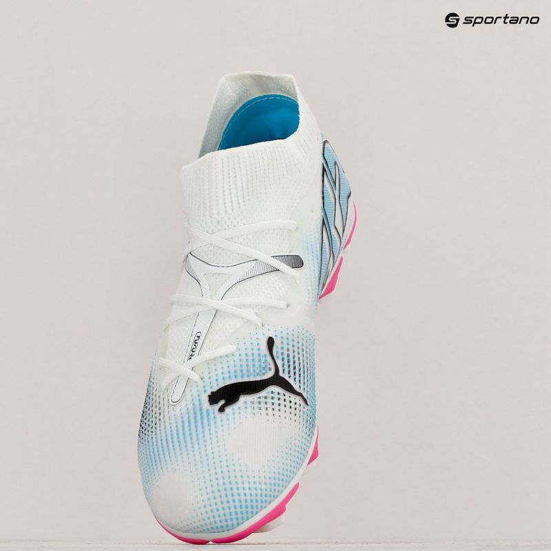 Vaikiški futbolo batai PUMA Future 7 Match FG/AG puma white/puma black/poison pink 15