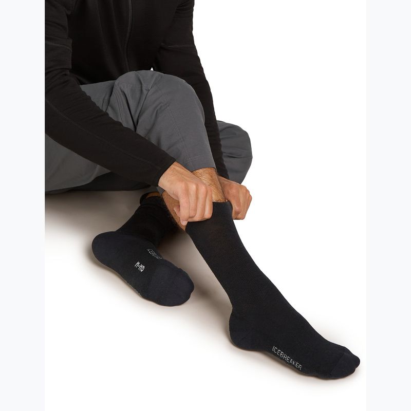 Vyriškos kojinės Icebreaker Merino Lifestyle Light Crew black 4