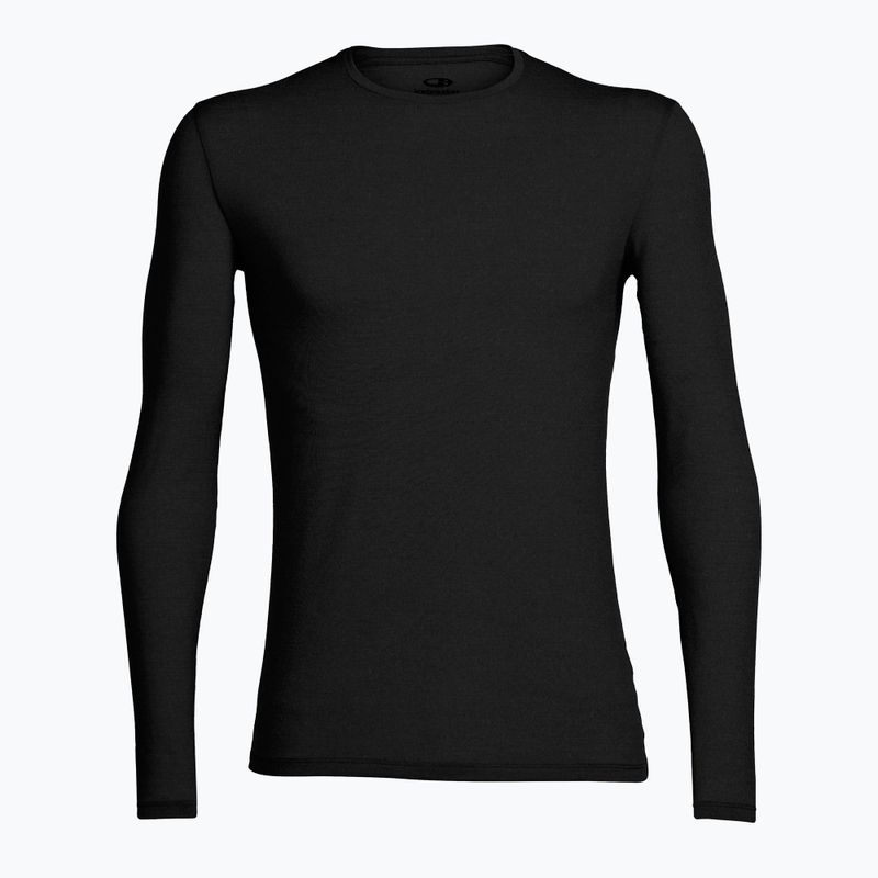 Vyriški termoaktyvūs marškinėliai ilgomis rankovėmis icebreaker Merino 150 Anatomica Crewe black 7