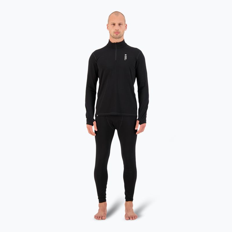 Vyriškos termoaktyvios kelnės Mons Royale Cascade Merino Base Layer black 2