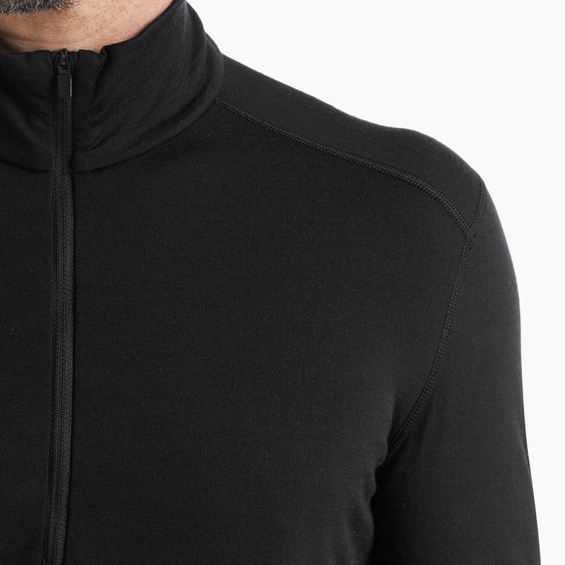 Vyriški Icebreaker 200 Oasis Half Zip termo megztiniai juodos spalvos 5