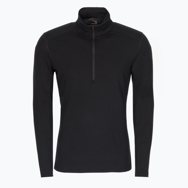 Vyriški Icebreaker 200 Oasis Half Zip termo megztiniai juodos spalvos 7