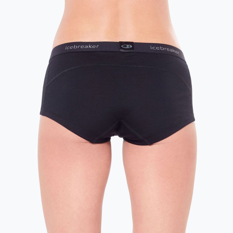 Moteriškos termoaktyvios trumpikės Icebreaker Merino 200 Oasis Boy Shorts black 6