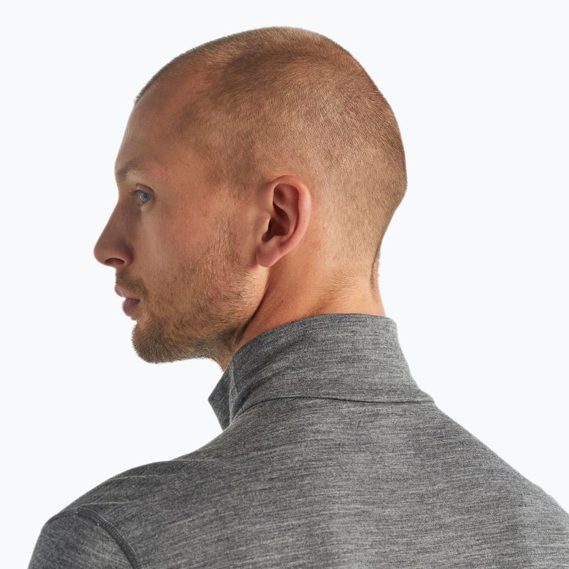 Vyriški Icebreaker 200 Oasis Half Zip termo megztiniai gritstone heather 5