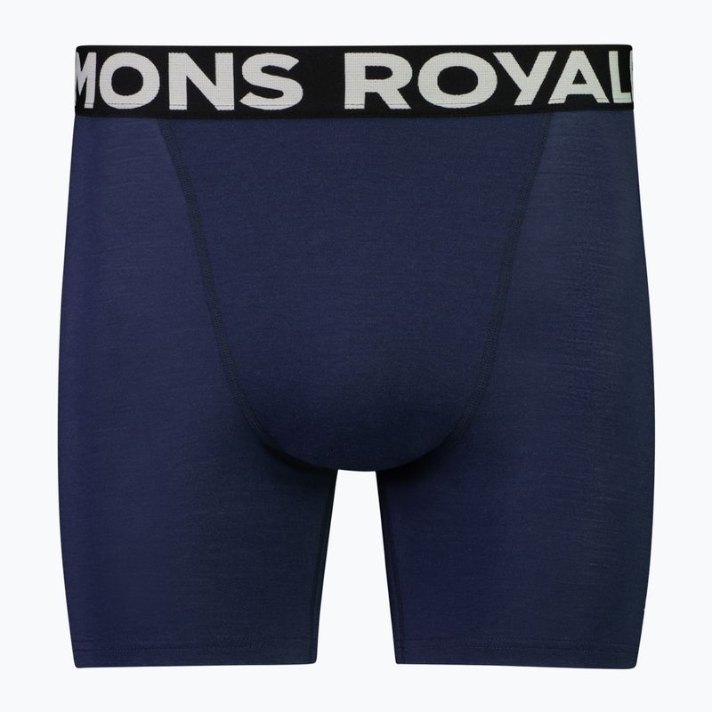 Vyriški termo boksininko šortai Mons Royale Hold 'em Merino midnight