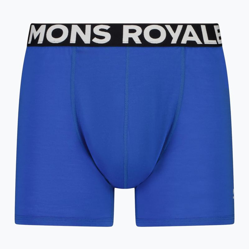 Vyriškos termoaktyvios trumpikės Mons Royale Hold 'em Shorty Merino cobalt