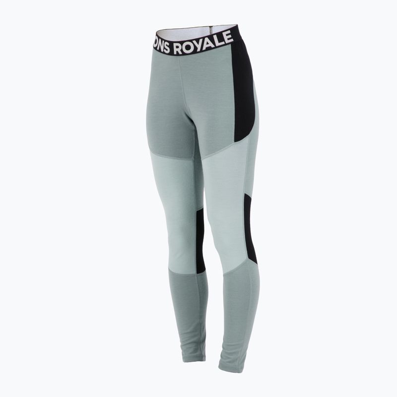 Moteriškos termoaktyvios kelnės Mons Royale Olympus Merino Base Layer dew/ black 4