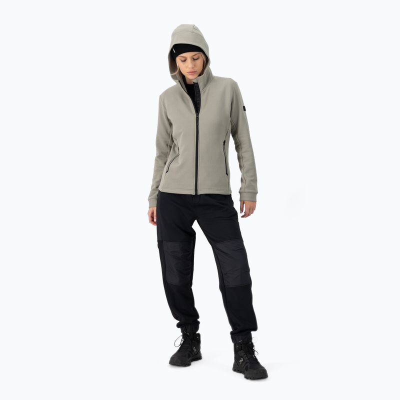 Moteriškas džemperis Mons Royale Arcadia Merino Fleece Hoody dried sage 2