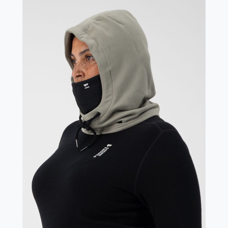 Balaklava Mons Royale Decade Merino Fleece Hood dried sage 4