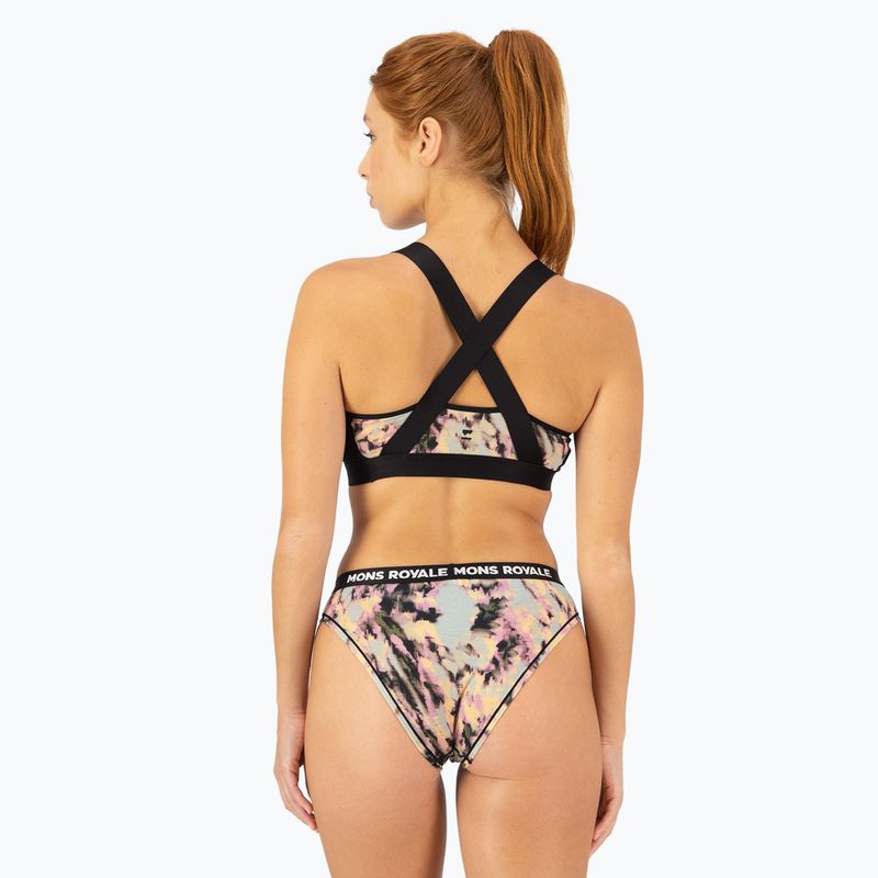 "Mons Royale Stella Merino X-Back" terminė liemenėlė juoda 3