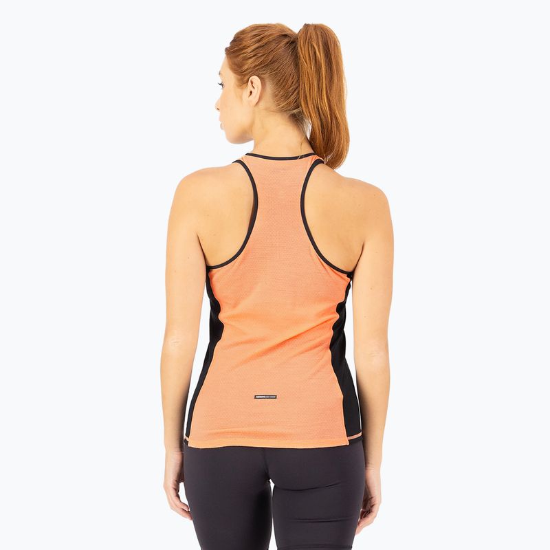 Moteriška termoaktyvi Mons Royale Bella Merino Tank marškinėliai punch/black 2