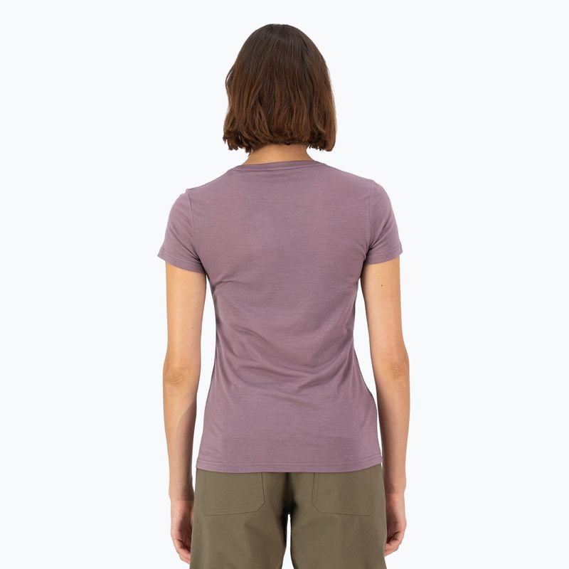 Moteriški termo marškinėliai Mons Royale Icon Classic mauve 2