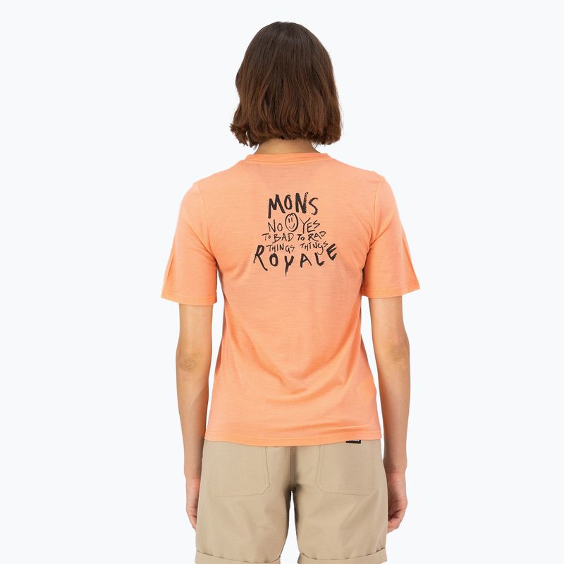 Moteriški marškinėliai Mons Royale Icon Relaxed Tee punch 2