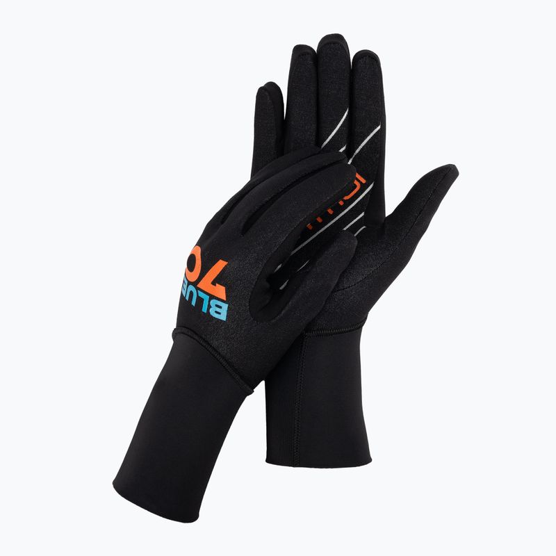 BlueSeventy neopreninės šiltos plaukimo pirštinės juodos