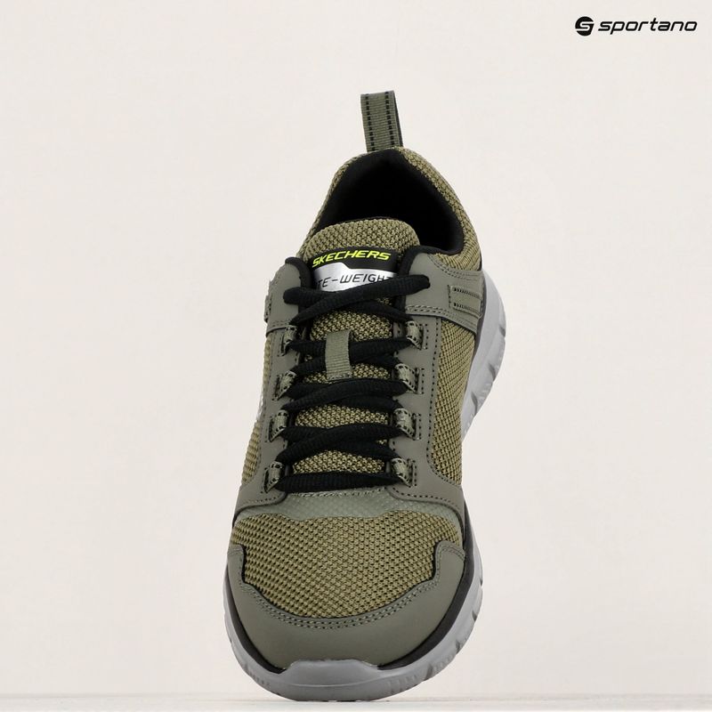 Vyriški batai SKECHERS Track Knockhill olive/grey/black 9