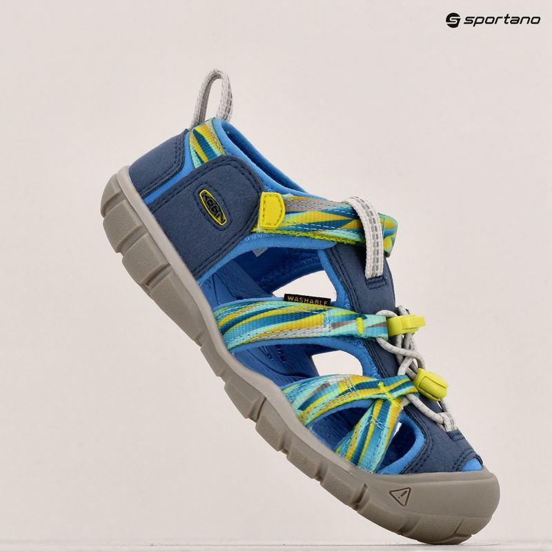 KEEN Seacamp II CNX Vintage indigo/evening primrose vaikiški sandalai 16