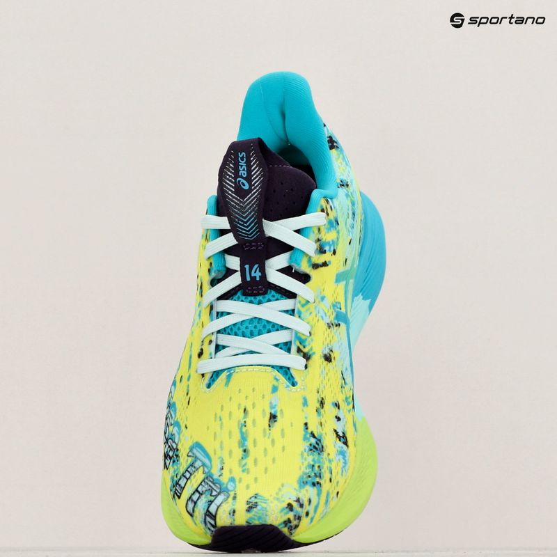 Moteriški bėgimo bateliai ASICS Noosa TRI 14 safety yellow/soothing sea 9