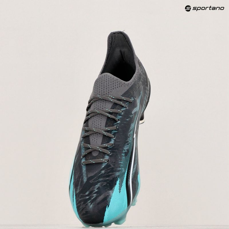 Futbolo batai PUMA Ultra Ultimate Rush FG/AG strong gray/puma white/elektro aqua 15