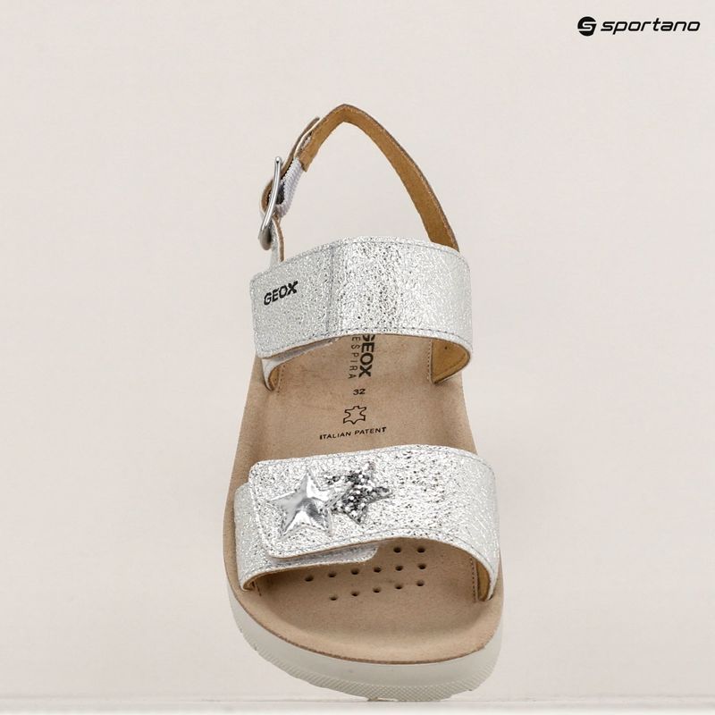 Paauglių sandalai Geox Costarei silver 16