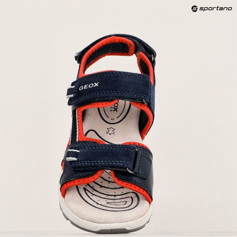 Paauglių sandalai Geox Alben ocean blue/red 16