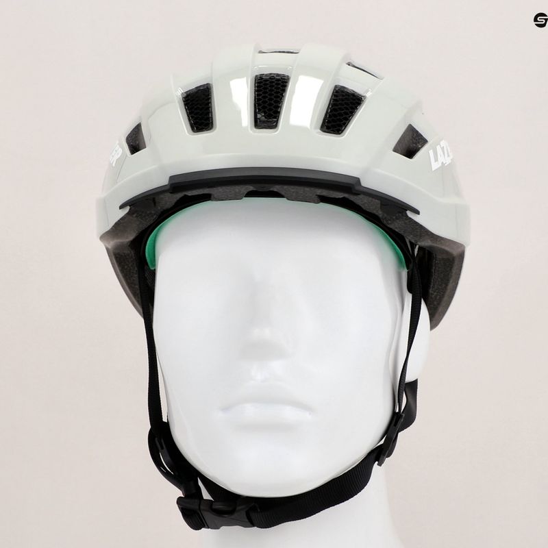 Dviračių šalmas Lazer Codax KinetiCore + net ice grey 8