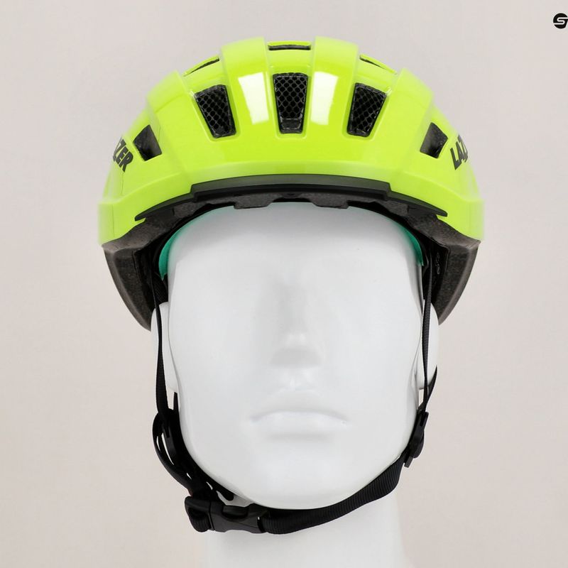 Dviračių šalmas Lazer Codax KinetiCore + net flash yellow 8