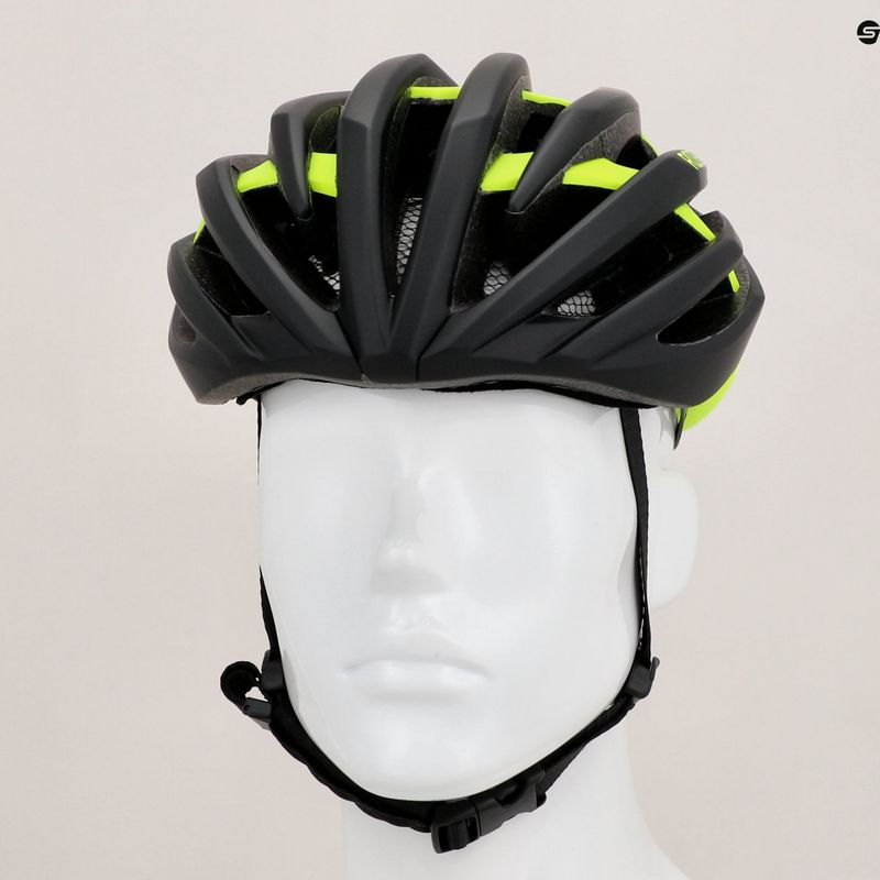 Dviračio šalmas Rogelli Tecta black/fluor 19