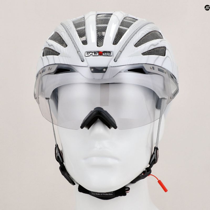 Dviračio šalmas CASCO Speedairo 2 RS pure motion white 9