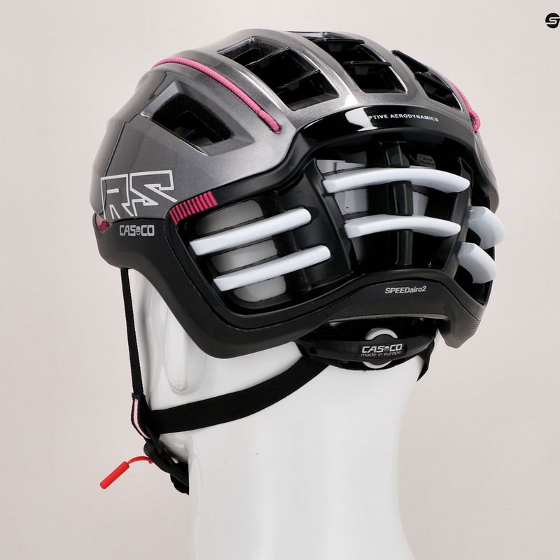 Dviračio šalmas CASCO Speedairo 2 anthracite fuchsia 9