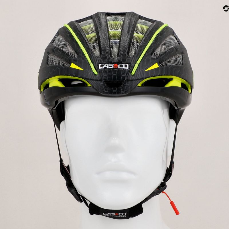 Dviračio šalmas CASCO Speedairo 2 neon hive 8