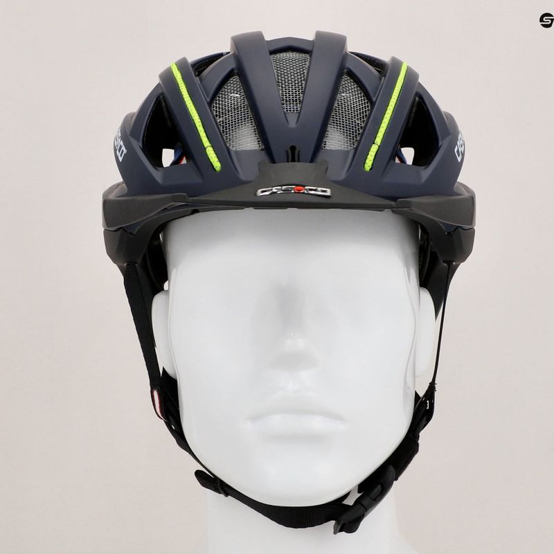 Dviračio šalmas CASCO Cuda 2 blue/neon yellow matt 9