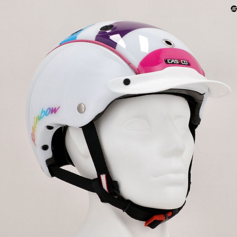 Vaikiškas dviračio šalmas CASCO Mini 2 rainbow 12